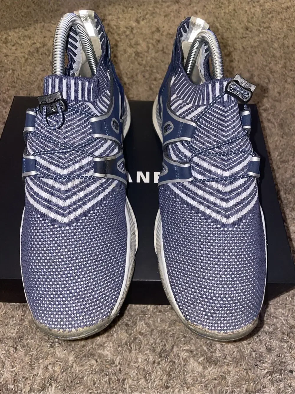 Jambu Spirit Too Eco Sneaker Shoes Women's Size 8.5 Blue Vegan Mesh Slip On